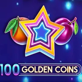 100 Golden Coins logo – Slots by Amusnet Interactive at Rainbet Casino