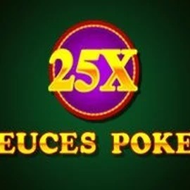 25x Deuces Poker slot icon by iSoftBet, available at Rainbet Casino