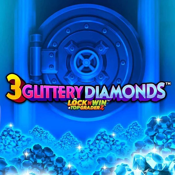 3 Glittery Diamonds by PearFiction Studios, showcased at rainsbet.org – game logo