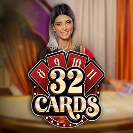 32 Cards slot visual from Ezugi available on rainsbet.org