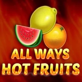 All Ways Hot Fruits slot logo by Amatic Industries at Rainbet Casino
