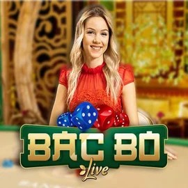 Bac Bo slot logo by Evolution at Rainbet Casino