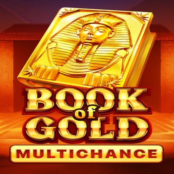 Book of Gold Multichance online game logo by Playson on rainsbet.org