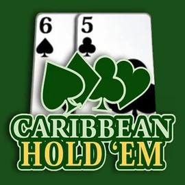 Caribbean Hold'em logo by Habanero at Rainbet Casino