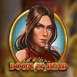 Cat Wilde and the Doom of Dead slot logo by Play'n GO at Rainbet Casino
