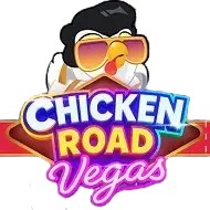Chicken Road Vegas casino game by InOut – featured logo at Rainbet Casino