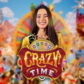 Crazy Time logo – Live Casino by Evolution at Rainbet Casino