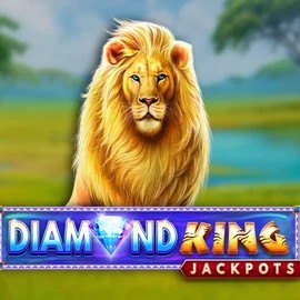 Diamond King Jackpots slot visual from SpinPlay Games available on rainsbet.org