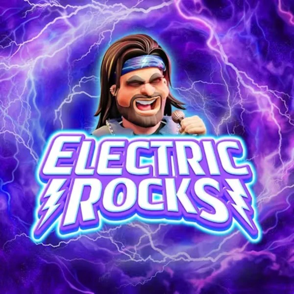Official Slots logo: Electric Rocks by Inspired Gaming at Rainbet Casino