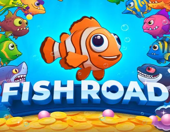 Fish Road logo by InOut at Rainbet Casino