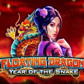 Floating Dragon Year of the Snake slot visual from Pragmatic Play available on rainsbet.org