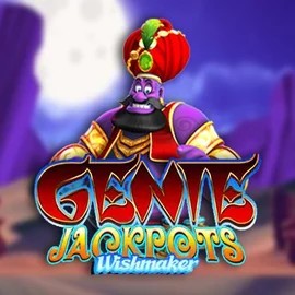 Genie Jackpots Wishmaker slot visual from Blueprint Gaming available on rainsbet.org