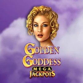 Golden Goddess Megajackpots game by IGT – logo hosted on Rainbet Casino