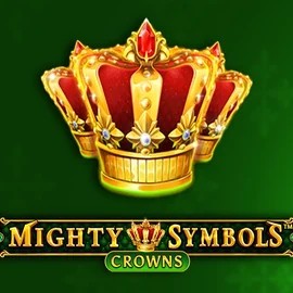 Official Slots logo: Mighty Symbols Crowns by Wazdan at Rainbet Casino
