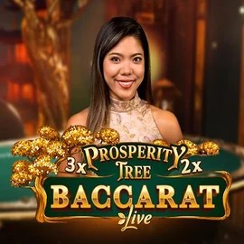 Prosperity Tree Baccarat game by Evolution – logo hosted on Rainbet Casino
