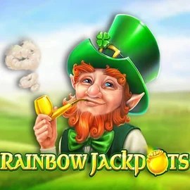 Rainbow Jackpots logo by Red Tiger Gaming Rainbet Casino