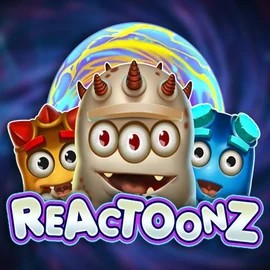 Reactoonz game by Play'n GO – logo hosted on Rainbet Casino