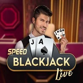 Speed Blackjack logo by Pragmatic Play at Rainbet Casino
