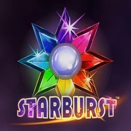 Starburst game by NetEnt – logo hosted on Rainbet Casino