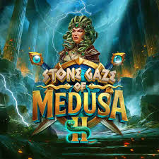 Stone Gaze of Medusa 2 online game logo by Stakelogic on rainsbet.org