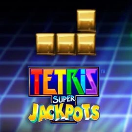 Tetris Super Jackpots online game logo by WMS on rainsbet.org