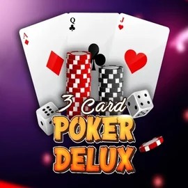 Three Card Poker Delux logo – Poker by Urgent Games at Rainbet Casino