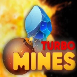 Turbo Mines logo – Casino Games by Turbo Games at Rainbet Casino
