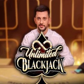 Unlimited Blackjack logo – Live Casino by Ezugi at Rainbet Casino