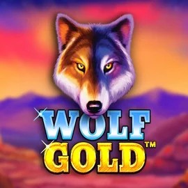 Wolf Gold logo by Pragmatic Play at Rainbet Casino